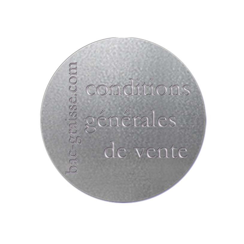Cette image représente les conditions générales de vente de bac-graisse.com